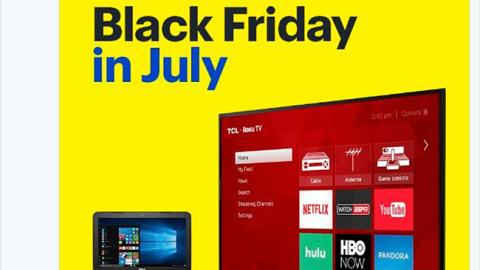 Best Buy 'Black Friday in July' Twitter Update