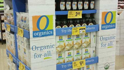 O Organics 'Organic for All' Pallet Display