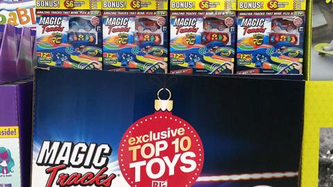 BJ's Magic Tracks 'Top 10 Toys' Pallet Display