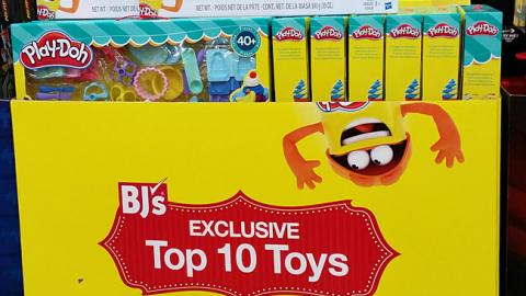 BJ's Play-Doh 'Top Ten Toys' Pallet Display