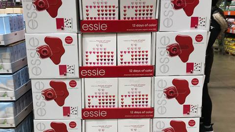 Costco Essie '12 Days of Color' Pallet Display