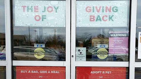 PetSmart 'The Joy of Giving Back' Door Clings
