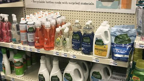 CVS 'Home Cleaning Product Alternatives' In-Line Display