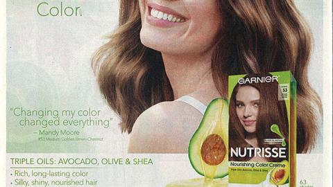 Garnier Nutrisse 'Nourished Hair, Better Color' FSI