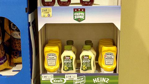 Kraft Heinz 'Enter the Taste Zone' Floorstand