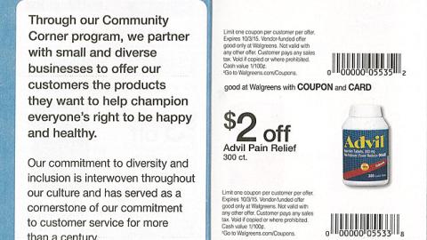 Walgreens 'Hispanic Heritage Month' Coupon Book Feature