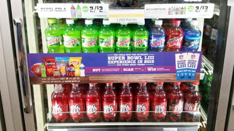 PepsiCo 7-Eleven 'Super Bowl LIII Experience' Cooler Cling
