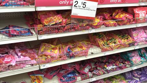 Skittles 'New & Only at Target' In-line Header