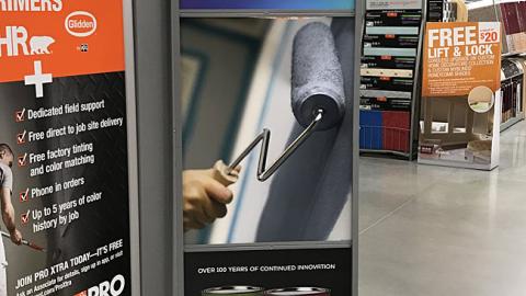 PPG Timeless Home Depot Stanchion Sign