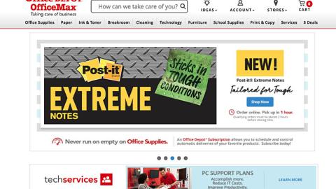 Office Depot Post-it 'Extreme Notes' Carousel Ad
