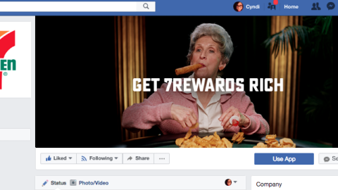 7-Eleven 'Get 7Rewards Rich' Facebook Cover