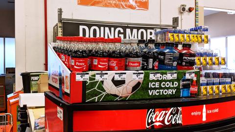 Coca-Cola Home Depot Counter Display