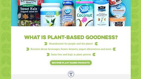 Meijer Danone North America 'Delicious Plant-Based Goodness' Web Page