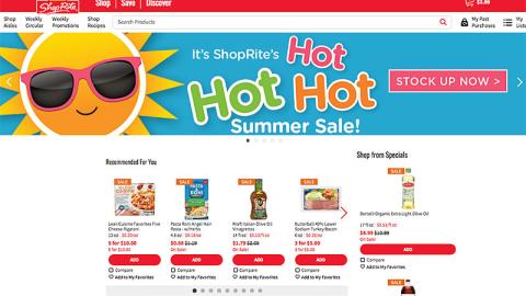ShopRite 'Hot Hot Hot Summer Sale' Carousel Ad