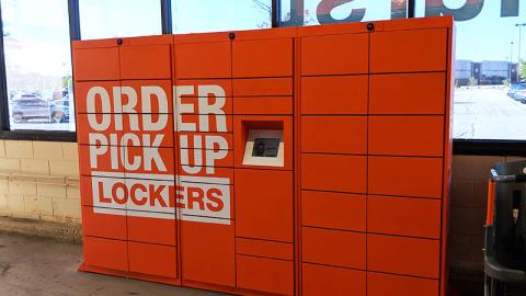 Home Depot 'Order Pick Up' Locker