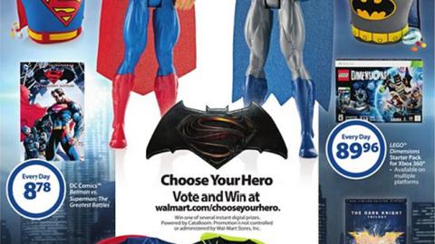 Walmart 'Choose Your Hero' Feature