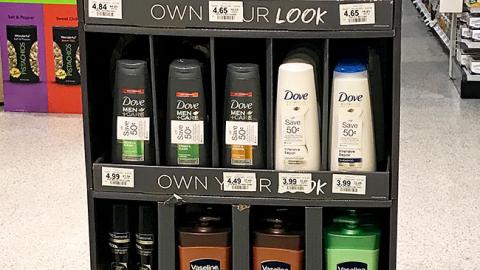 Unilever Publix 'Put Style in Your Playbook' Floorstand