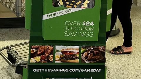 Publix 'Game Day Favorites' Standee