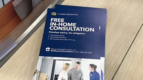 Best Buy 'Free In-Home Consultation' Take-Ones