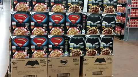 Walmart General Mills 'Batman v Superman' Pallet