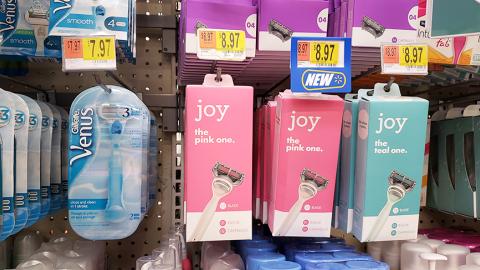 Walmart Joy Shave Merchandising