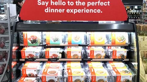 Jewel-Osco Plated 'It's in the Box' Cooler Display