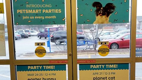 PetSmart 'Join Us Every Month' Door Clings