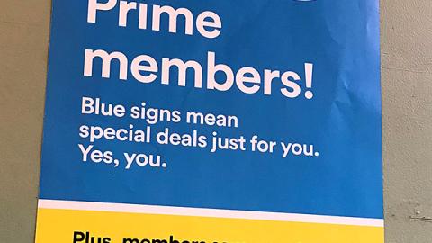 Whole Foods 'Prime Member Deals' Poster
