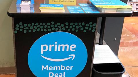 Whole Foods 'Prime Member Deal' Table Display