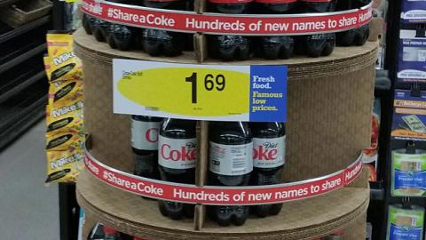 Coca-Cola 'Share a Coke' Floorstand