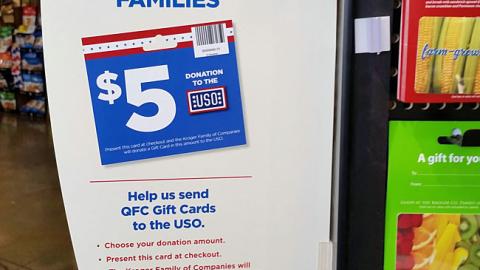 QFC 'Support Military Families' Side Panel