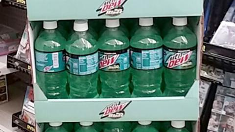 Mountain Dew Dollar General 'Summer's Most Wanted Returns' Floorstand