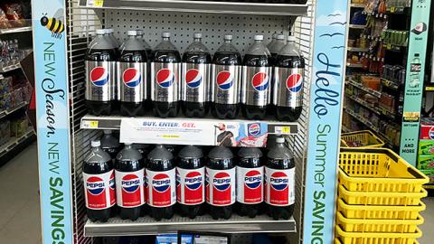 Pepsi Dollar General 'The Pepsi that Gets You Stuff' Endcap