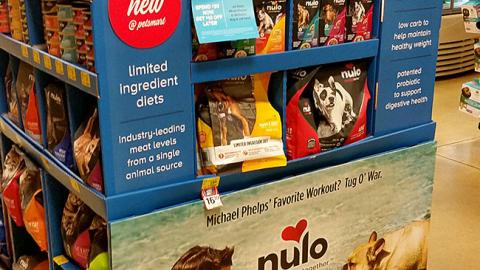 Nulo PetSmart 'Limited Ingredient Diets' Pallet Display
