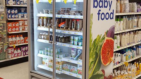 Target Baby Food Refrigerated Endcap