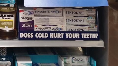 GSK Walmart Toothpaste Shelf Trays