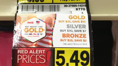 Jewel-Osco Always 'Get Ready for Gold' Price Label