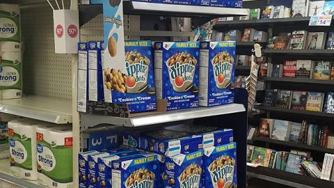 Walmart General Mills Dippin' Dots Cereal Endcap