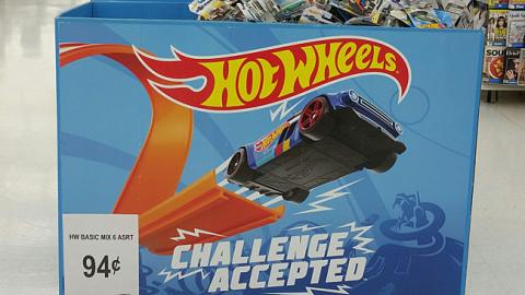 Hot Wheels Walmart 'Challenge Accepted' Dump BIn