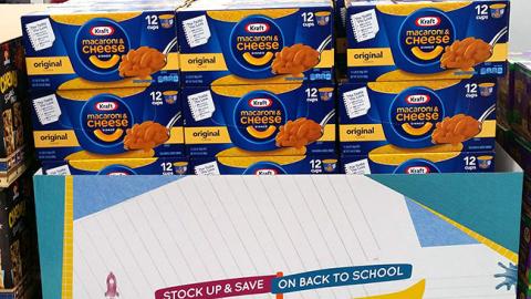 Kraft BJ's 'Stock Up & Save' Pallet Display