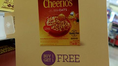 Publix Honey Nut Cheerios 'Back to School Sales Event' Shelf Talker