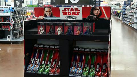 Walmart 'Be Jedi Ready' Pallet Dislpay