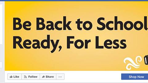 Family Dollar 'Be Back to School Ready' Facebook Cover