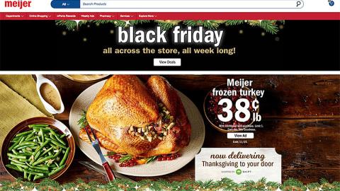 Meijer 'Black Friday All Across the Store' Banner Ad
