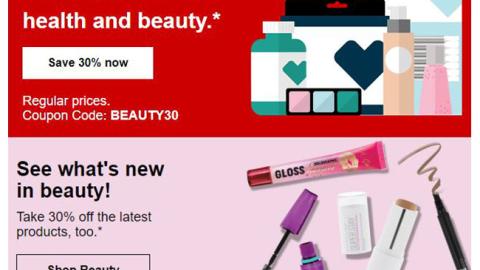CVS 'See What's New in Beauty' Email