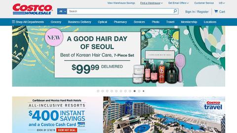 Costco 'A Good Hair Day of Seoul' Carousel Ad