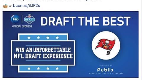 Tampa Bay Buccaneers 'Draft the Best' Facebook Update