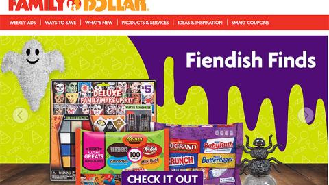 Family Dollar 'Fiendish Finds' Carousel Ad
