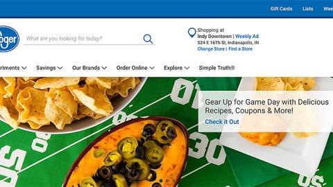 Kroger 'Gear Up for Game Day' Carousel Ad