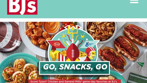 BJ's 'Go, Snacks, Go' Promotional Site